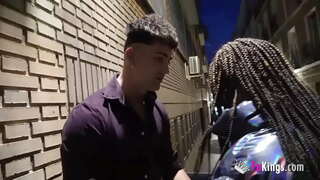 Brunette exhibitionist efumana drilled nge horny dude